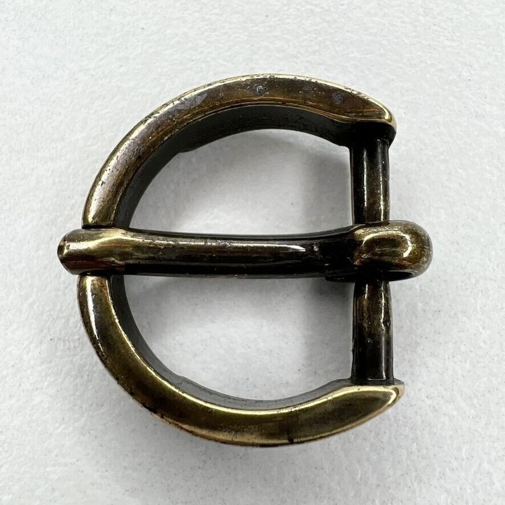 Bronze Tone Small Rounded Basic Simple Belt Buckle